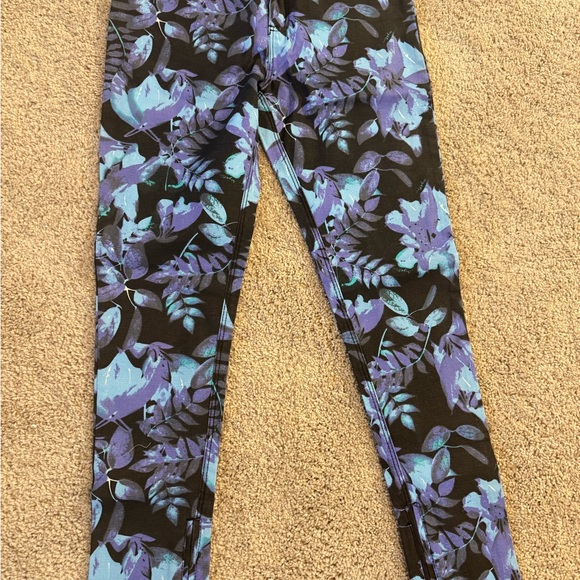 Insight Black and Purple Patterned Skinny Pants - Picture 2 of 6